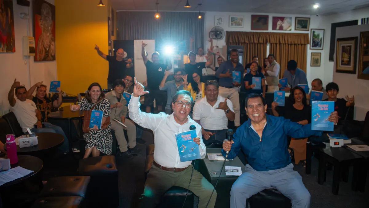 Saludo iluminado en la presentaci&oacute;n