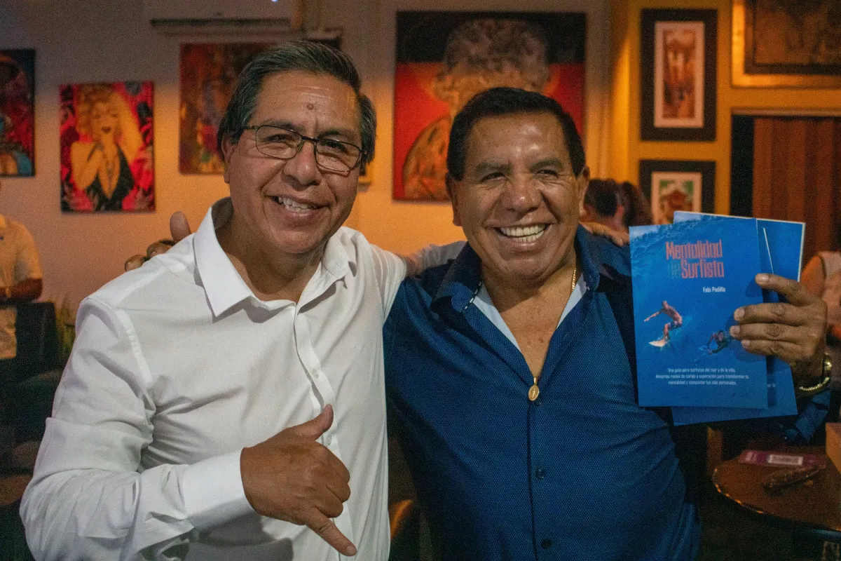 Con Tino en la presentaci&oacute;n